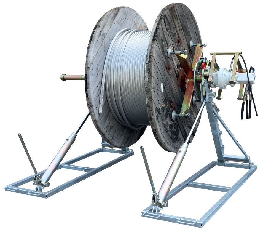 PILOT ROPES, REELS, REEL-WINDER AND REEL STANDS